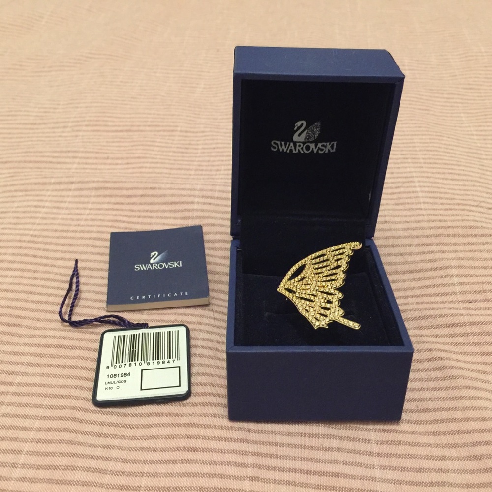 Swarovski Butterfly Ring